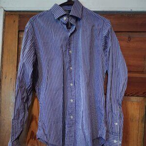 Polo Ralph Lauren LS striped button down. 15 1/2